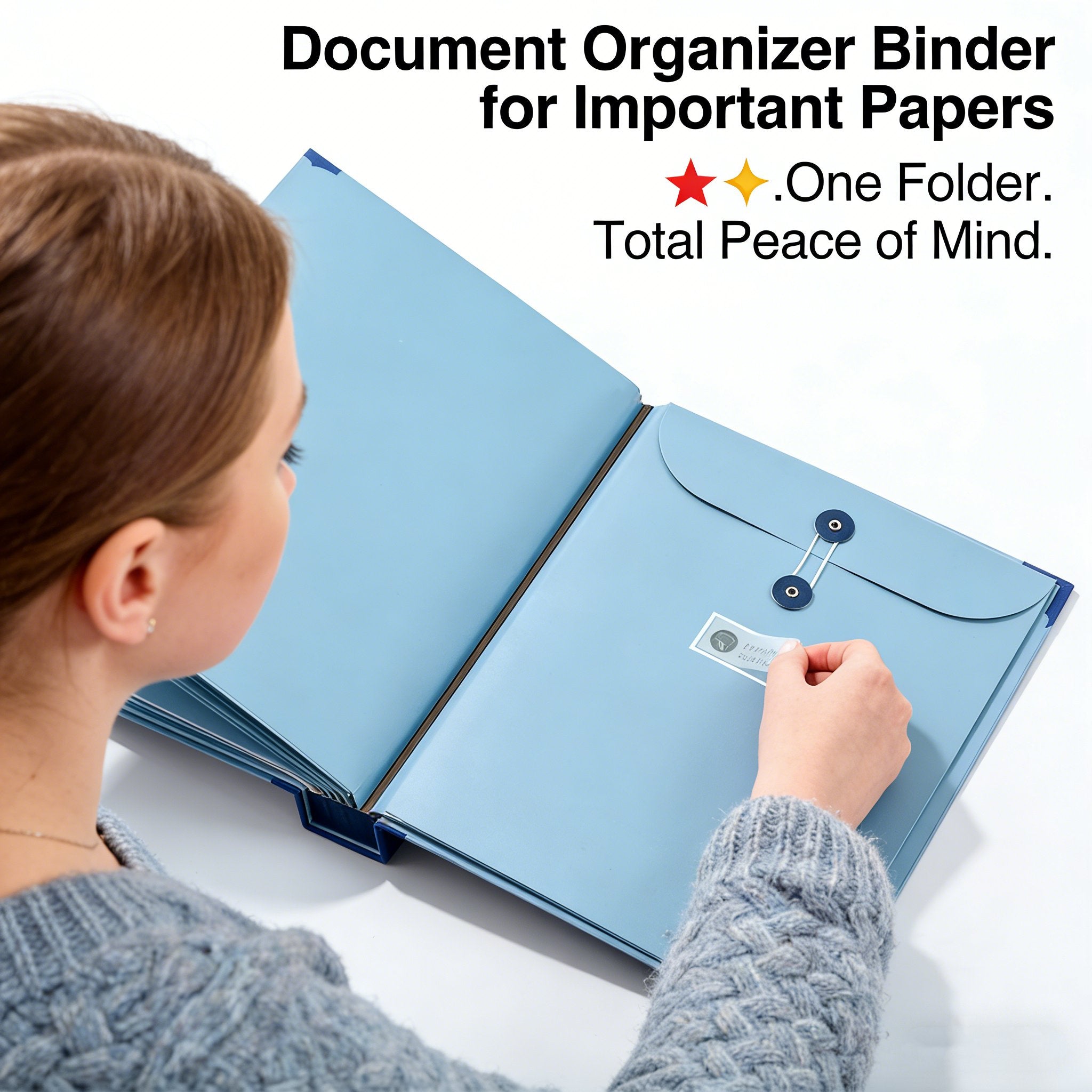 Document Organizer Binder for Important Papers 📁✨