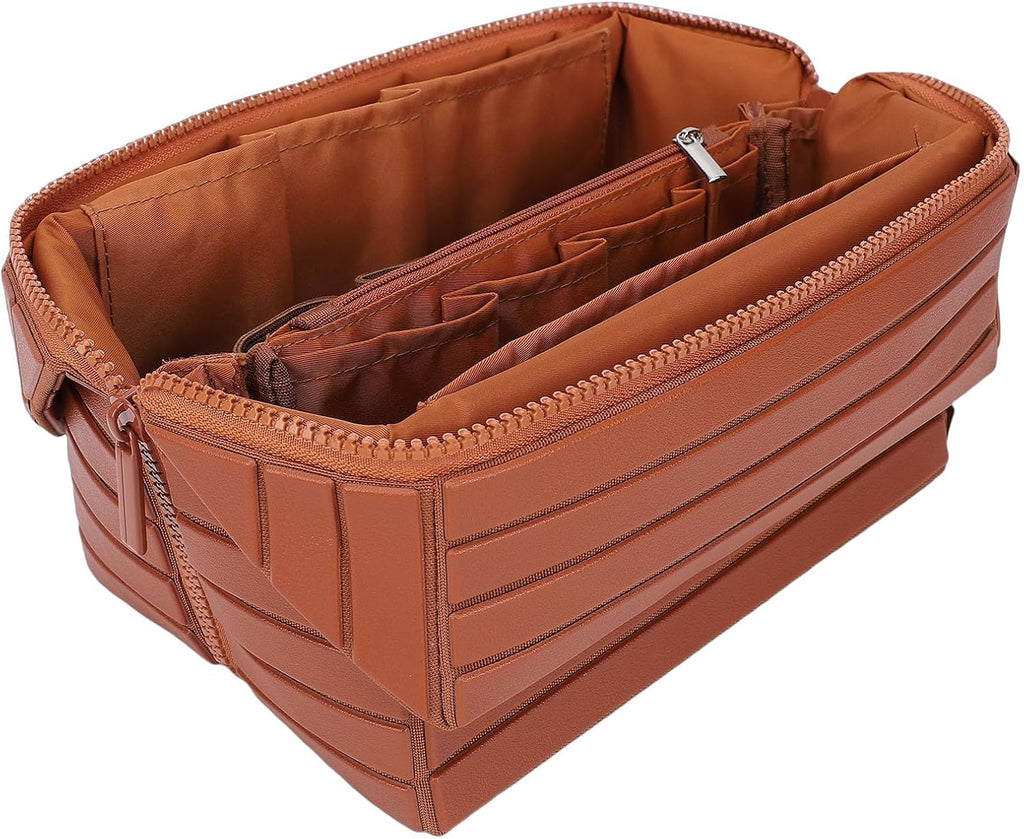✈️ Travel Makeup Bag – Large Capacity & Foldable