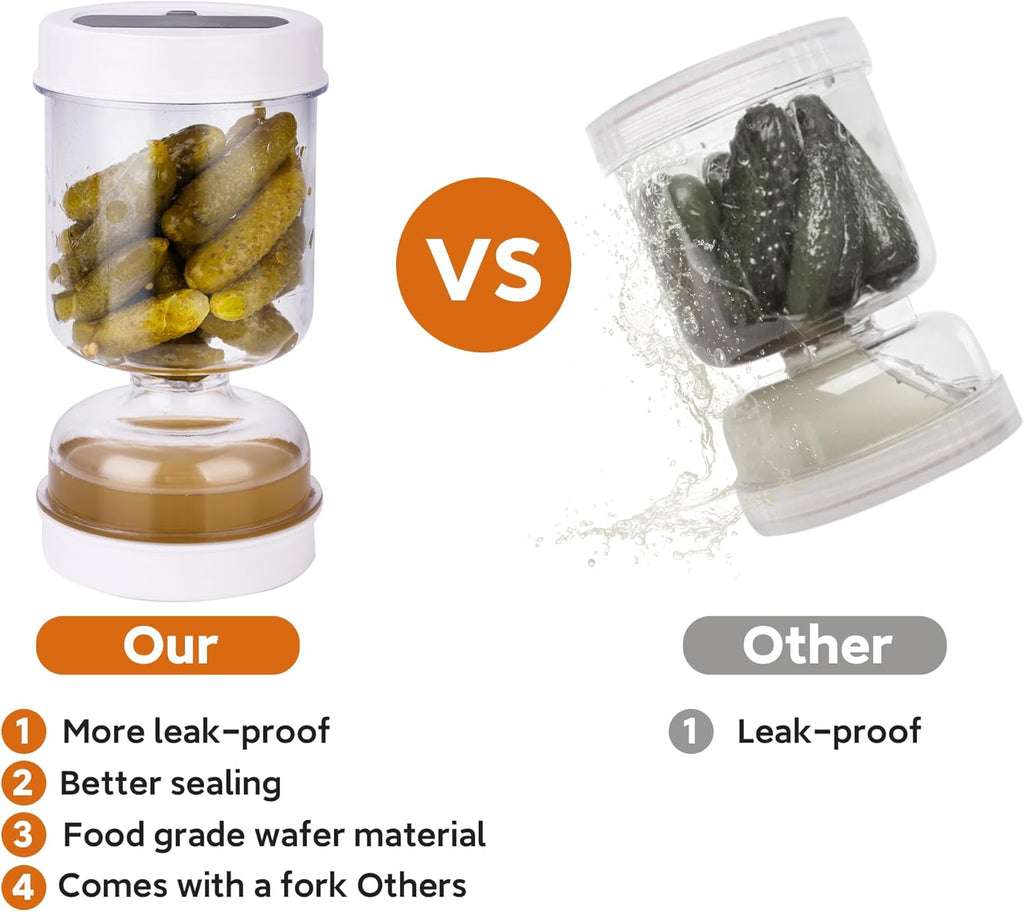 Hourglass Pickle & Olive Jar