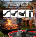 🍖✨Electric Three-Speed BBQ Brush – Effortless Cleaning for Your Grill