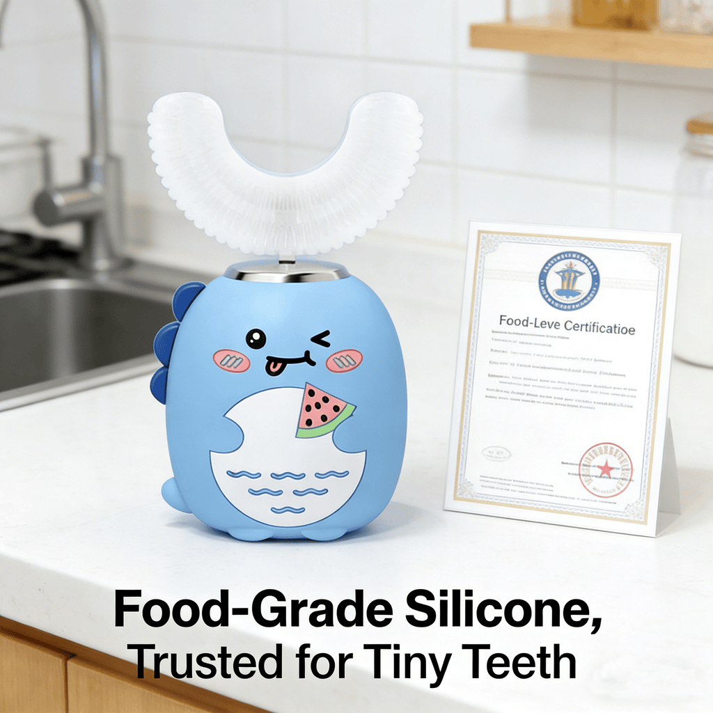 🦖 Kids U-Shaped Electric Toothbrush
