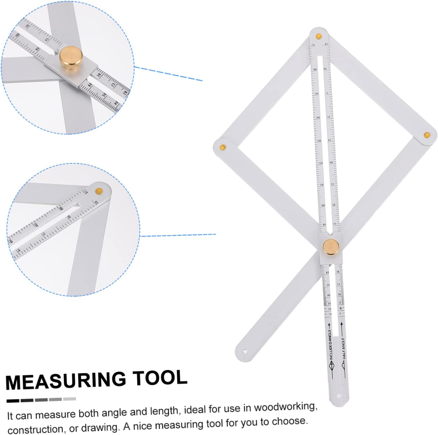 Precision Multi-Angle Measuring Ruler