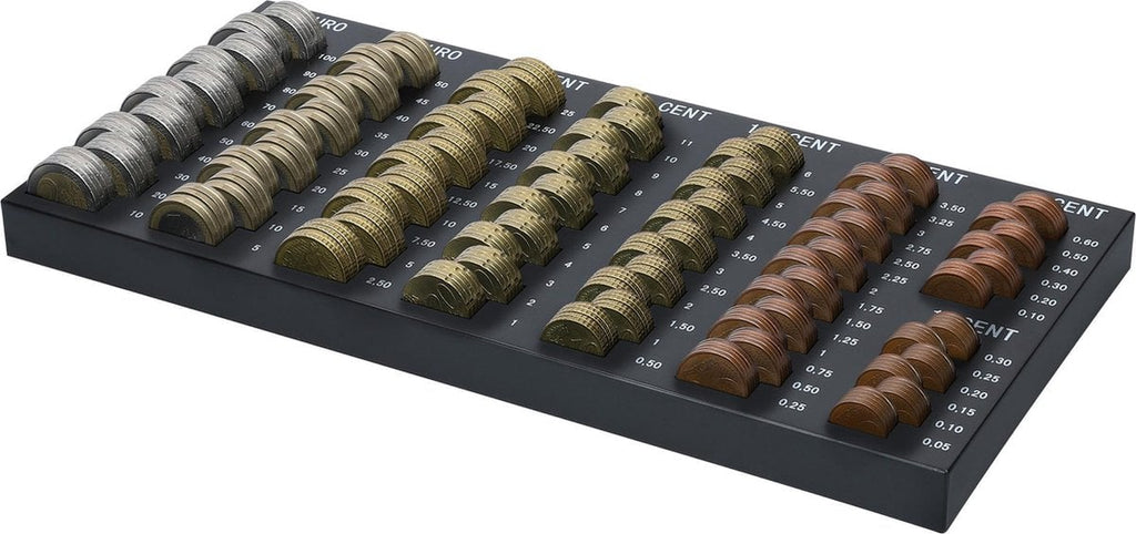 Coin Counting Board - for All Euro and Cent Coins