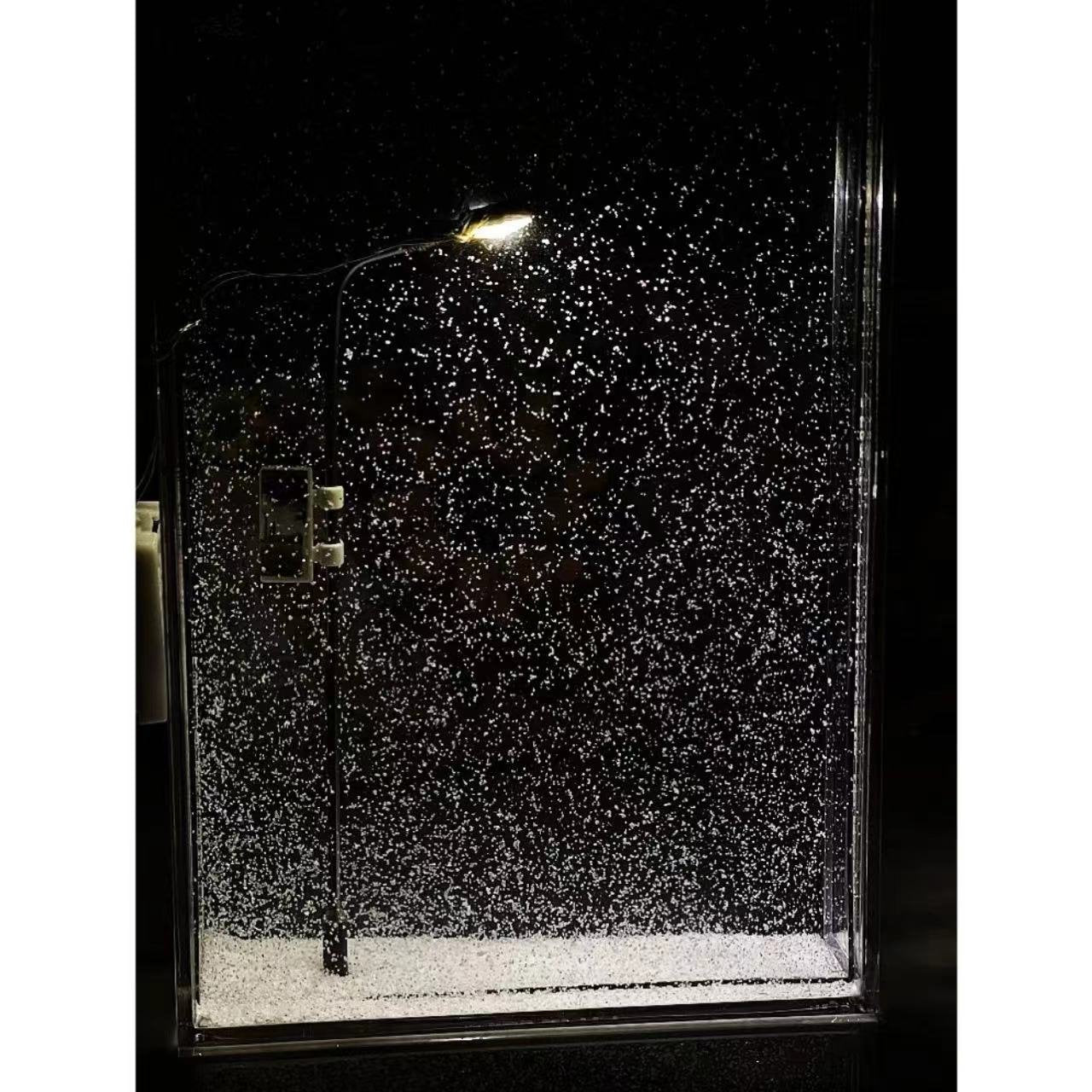 DIY quicksand snow scene night light, transparent snow scene acrylic box