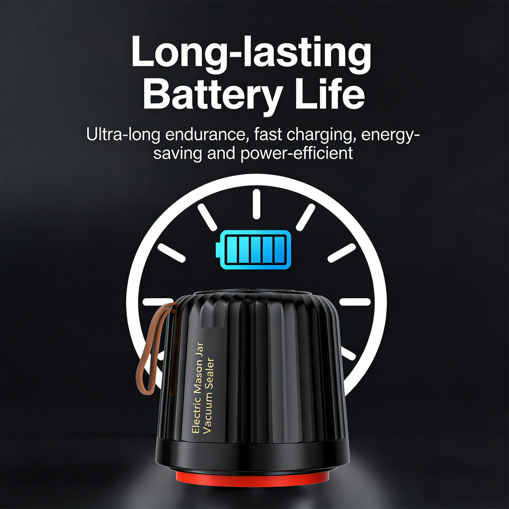 Electric Mason Jar Vacuum Sealer Kit🥗