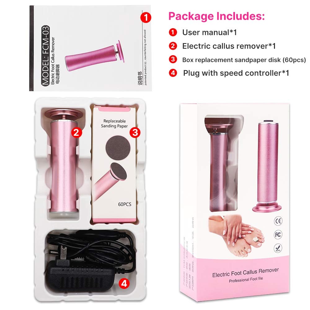 Electric Callus Remover (Speed Adjustable)