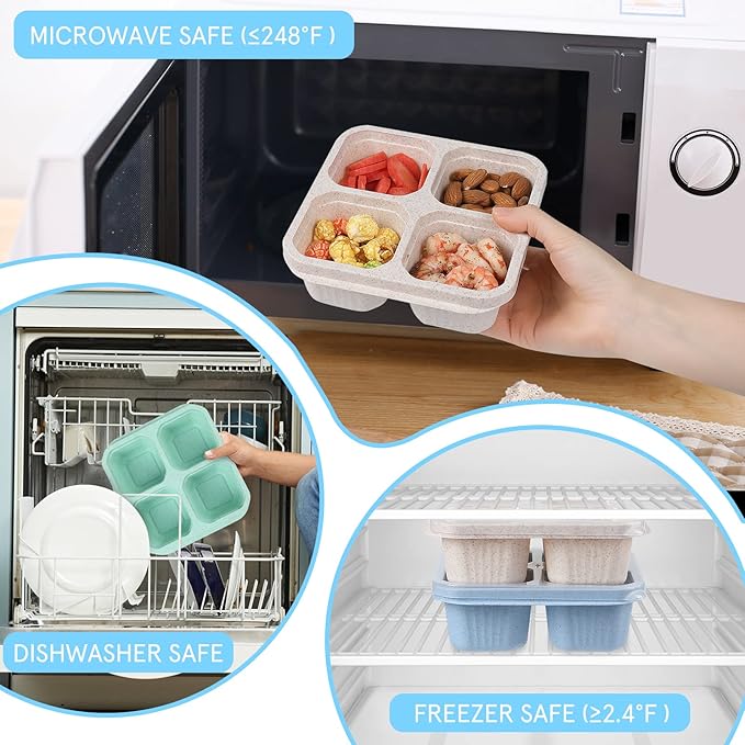 Bento Snack & Meal Prep Containers