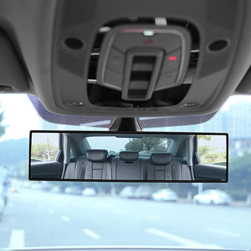 Universal 11.81 Inch Panoramic Rearview Mirror—effectively reduce the blind spots of cars SUVs trucks