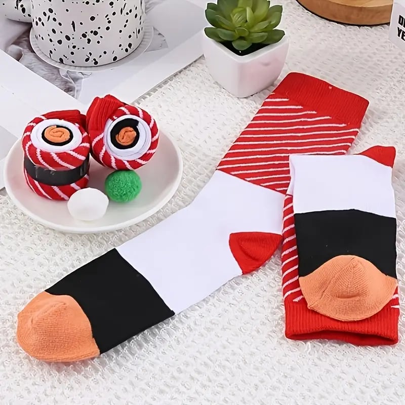 Sushi Box Funny Socks – The Perfect Gift & Fun Addition to Your Wardrobe!
