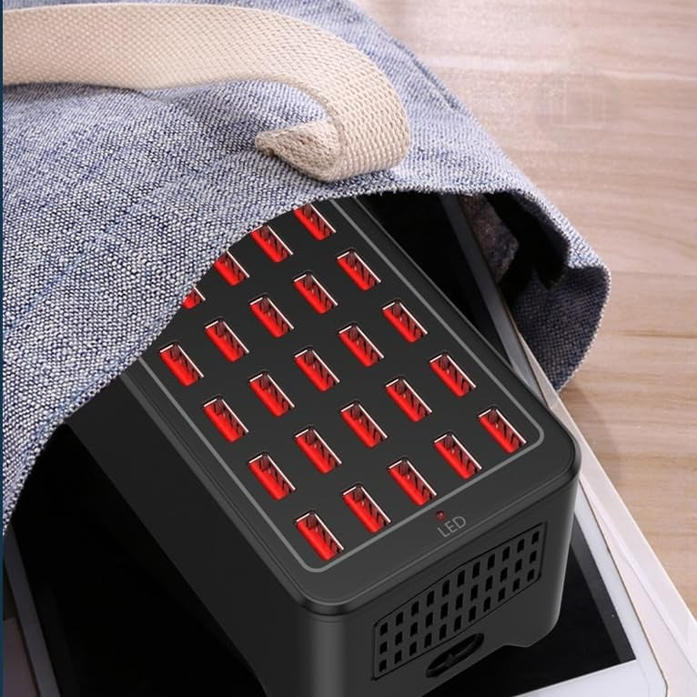 30-Port USB Charging Station