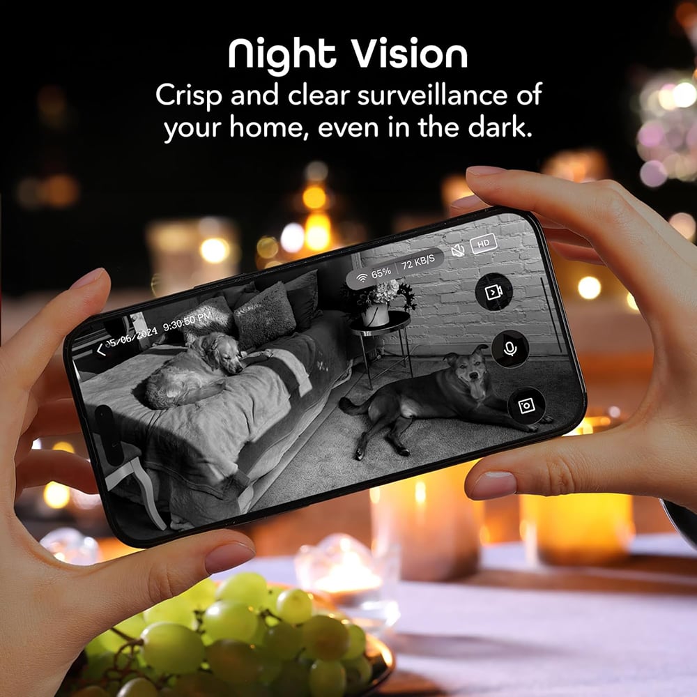 Smart Wi-Fi Indoor Security Camera