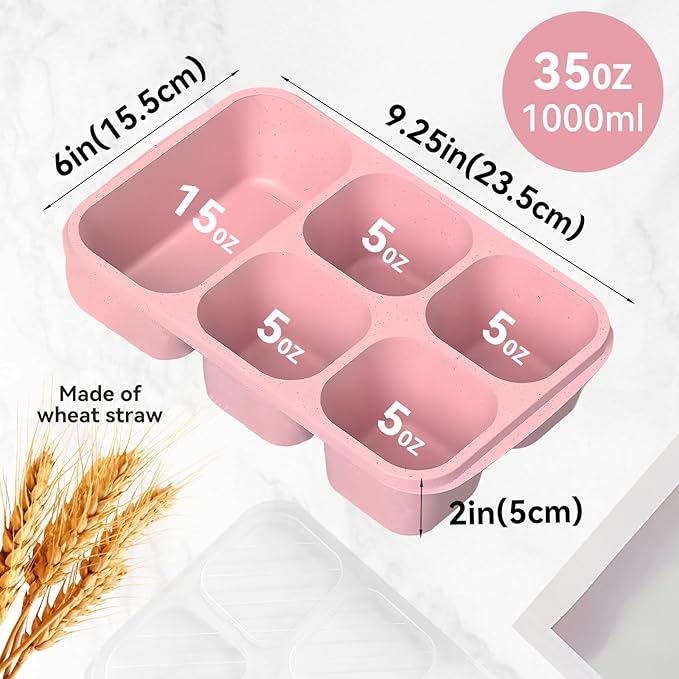 Bento Snack & Meal Prep Containers