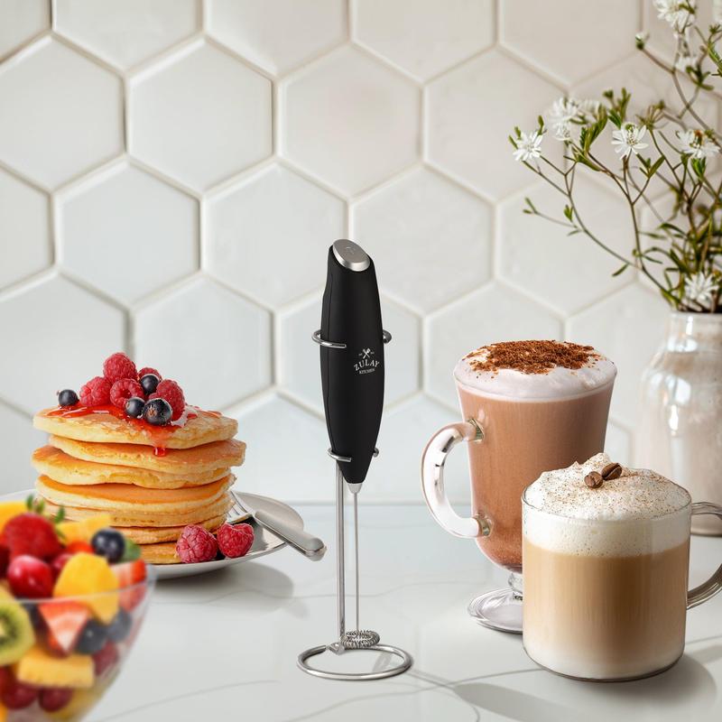 🔥Hot Sale 49% OFF-Milk Frother Handheld With Stand(Various collection colors)