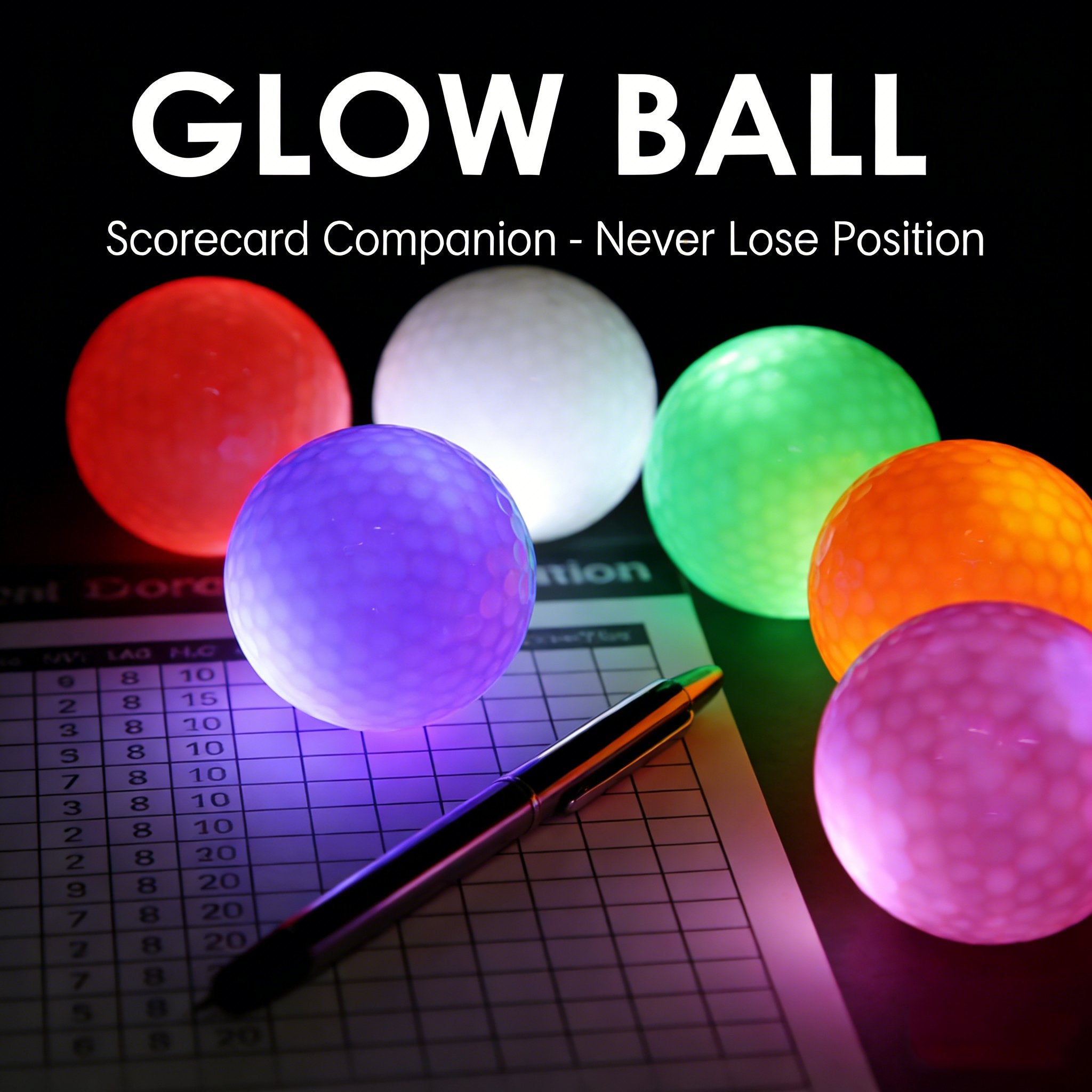 🌟 Glow in the Dark LED Golf Balls