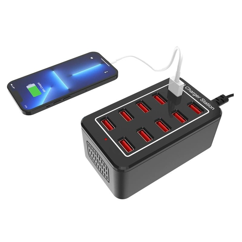 30-Port USB Charging Station