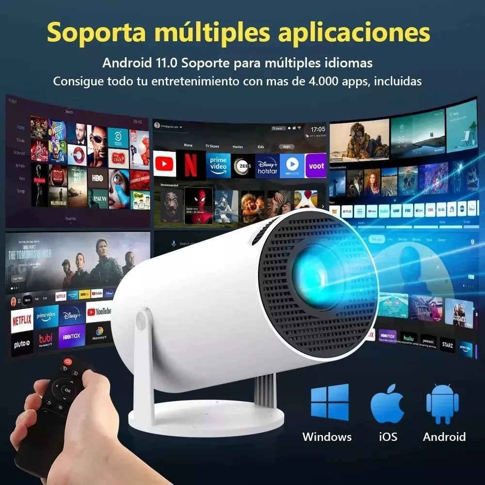 Smart Mini Projector – Bring the Theater to Your Home and Outdoors 🎬