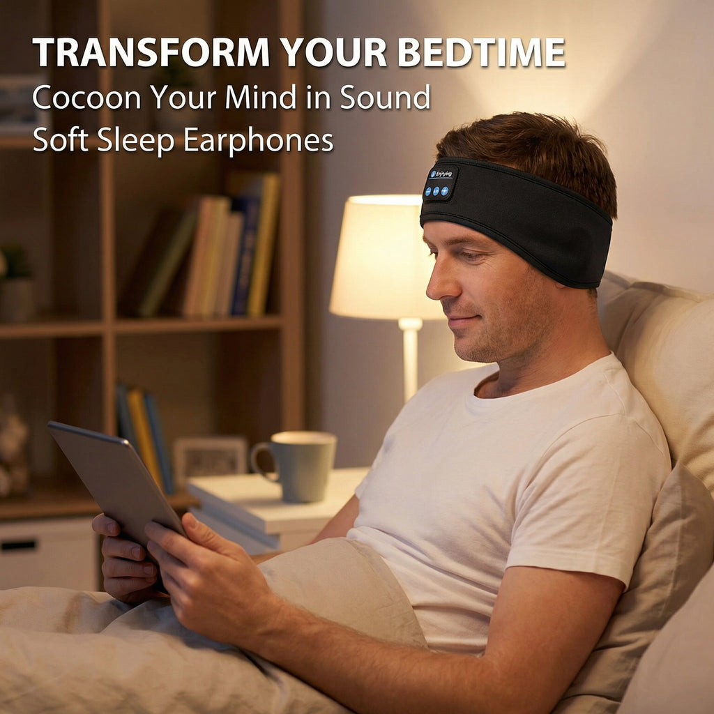 🎧 Bluetooth Sports Sleep Headband Headphones
