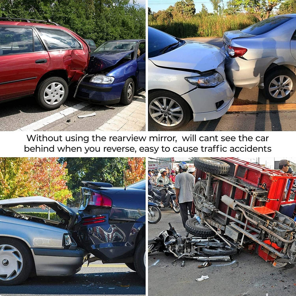 Universal 11.81 Inch Panoramic Rearview Mirror—effectively reduce the blind spots of cars SUVs trucks