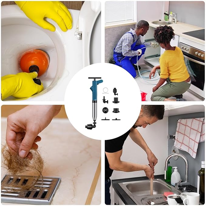 High-Pressure Toilet Plunger