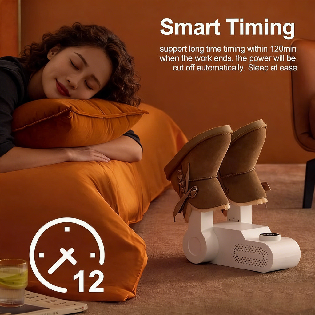 Shoe Dryer – Heated Smart Electric Shoe Dryer and Dehumidifier, Foot Warmer 🧳👢