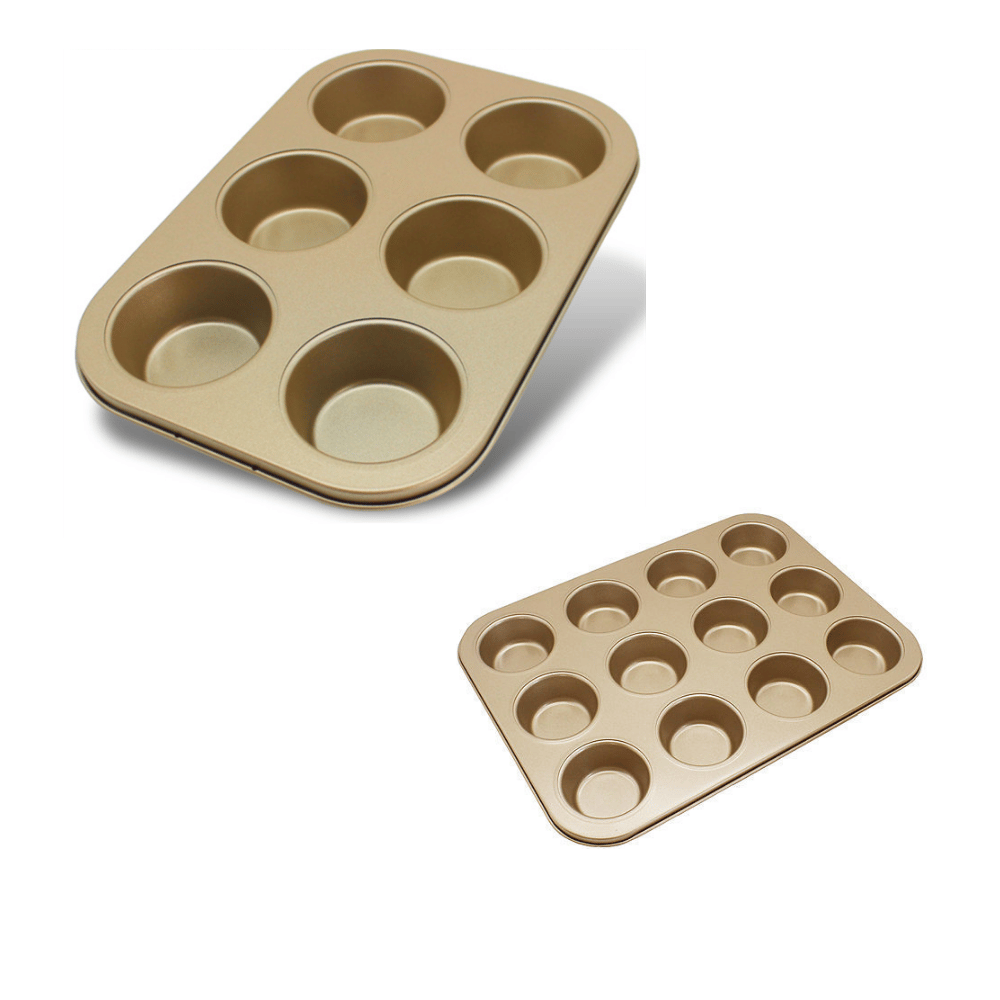 Non-Stick Baking Pans, Easy to Clean and Perfect for Making Jumbo Muffins,Cupcakes or Mini Cakes