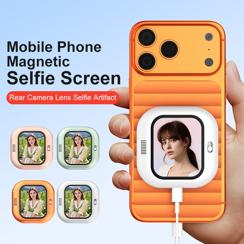 Rear Magnetic Selfie Display Screen