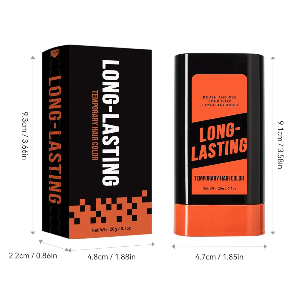 Instant Root Cover Up Stick - Waterproof Quick Touch-Up for Hair & Beard, Easy Washout Concealer