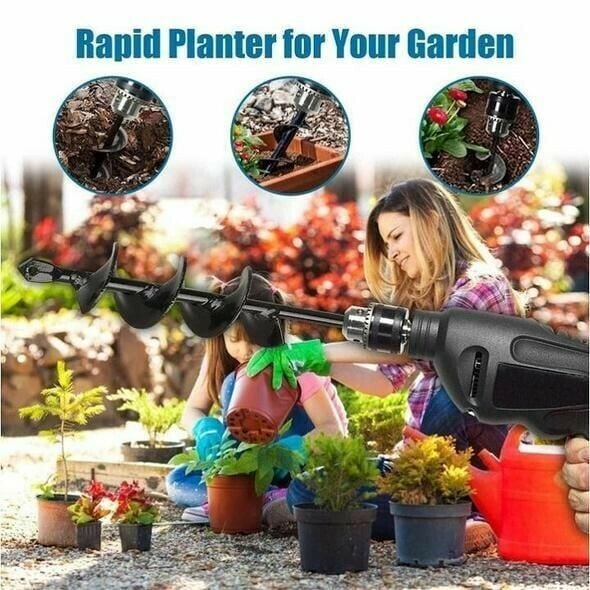 Easy Gardening Auger Spiral Drill Bit - Buy More Save More