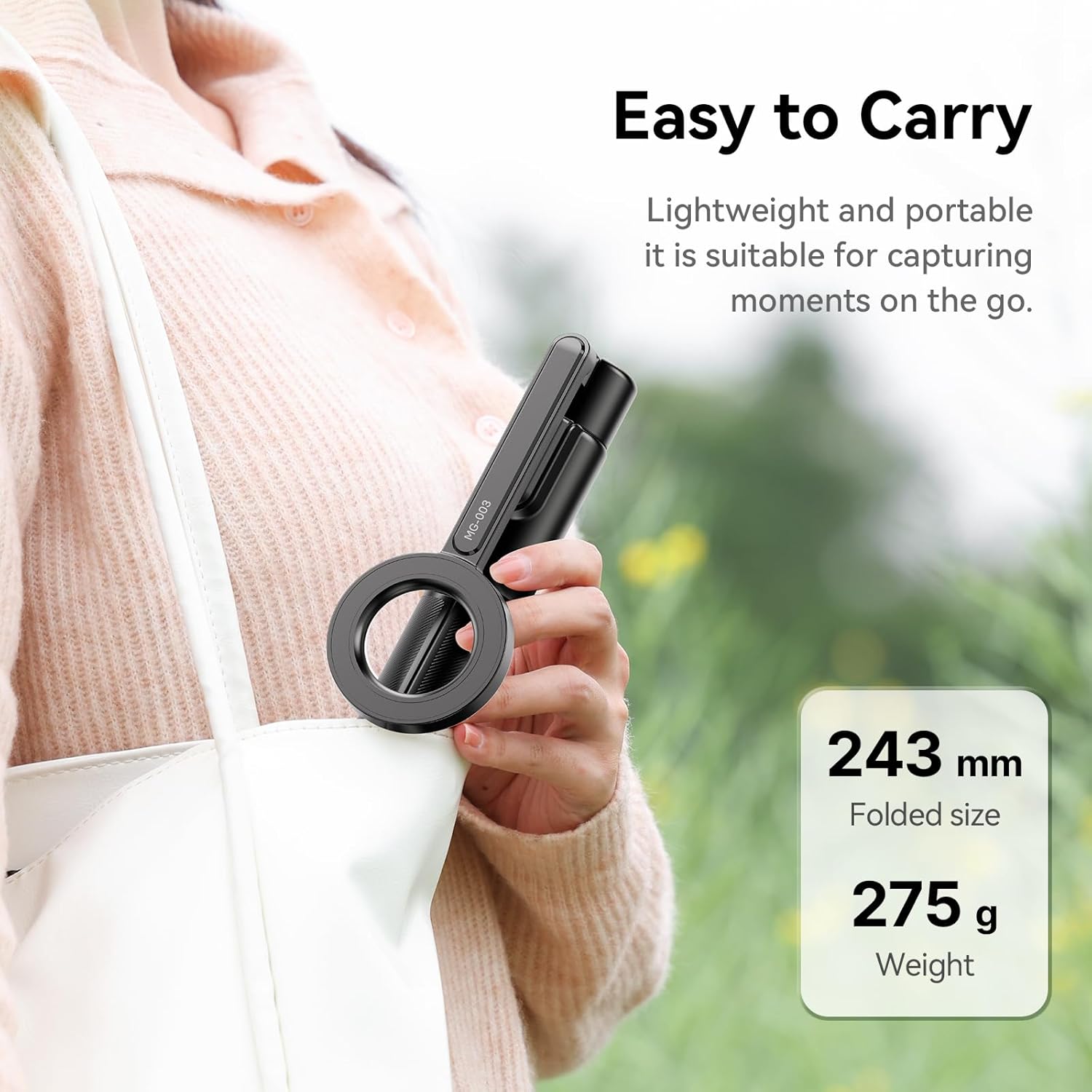 Magnetic Tripod for Mobile Phones - Capture Moments Effortlessly!