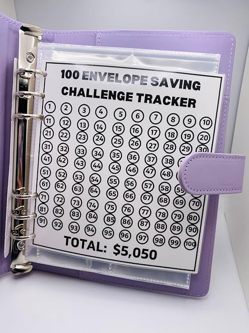 ✉️ 100 Envelope Challenge Binder