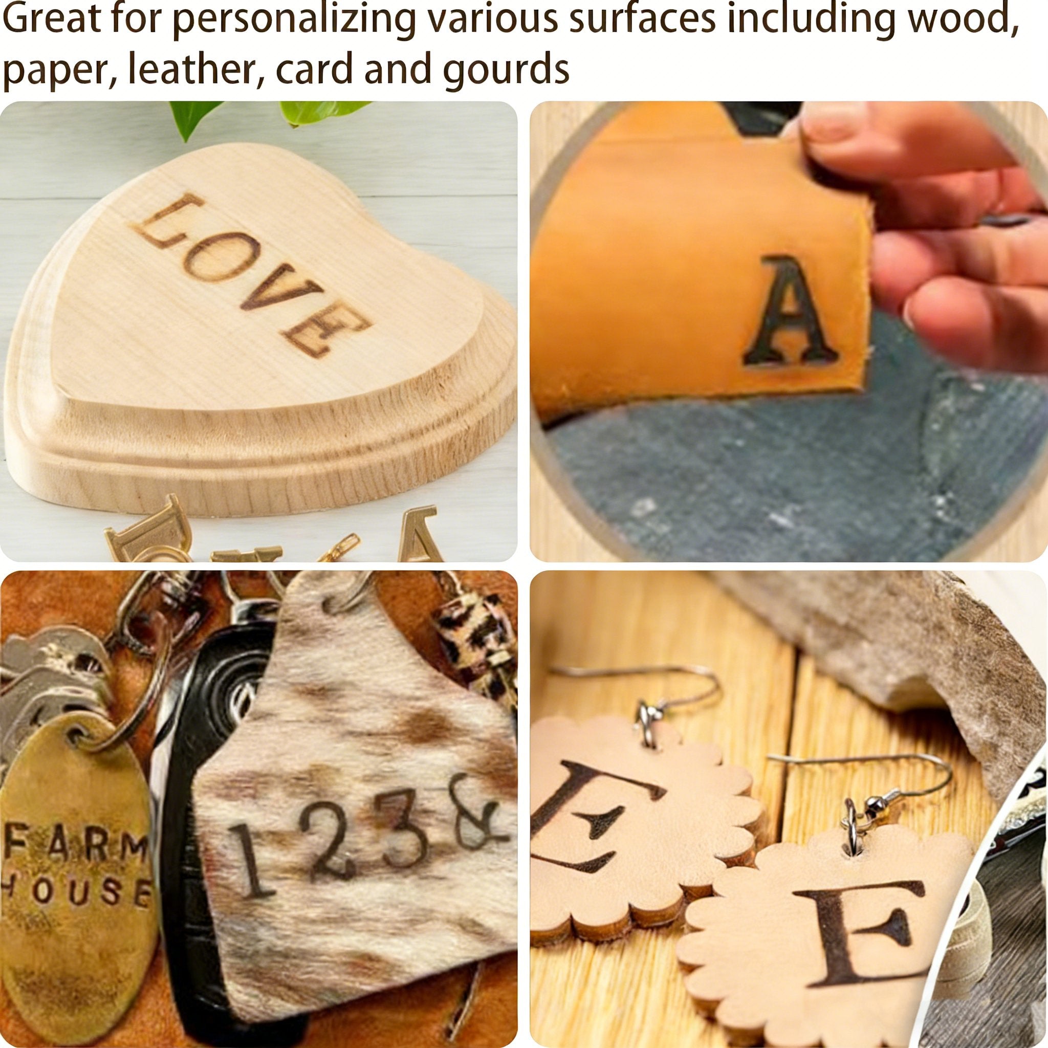 Burning Branding Iron Set  🔥