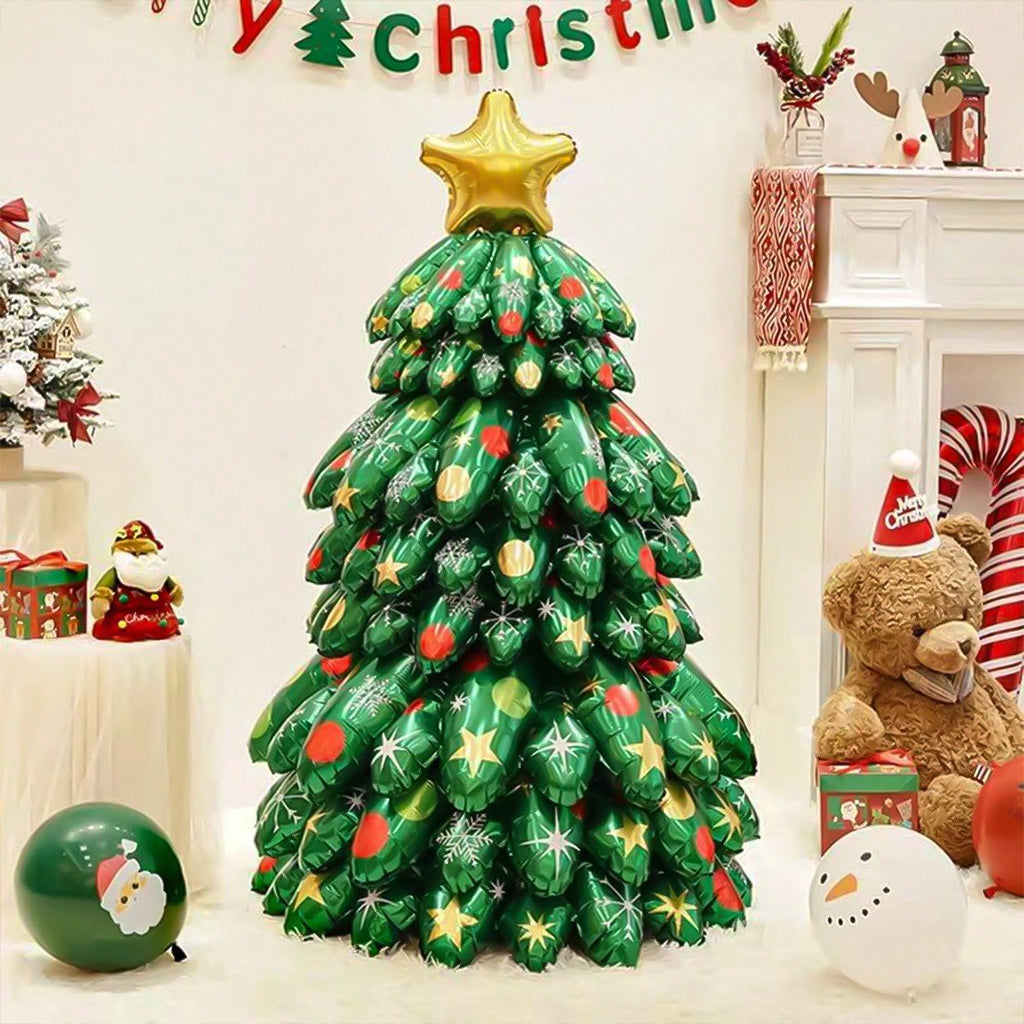 🎄4D Standing Large Christmas Tree Foil Balloon