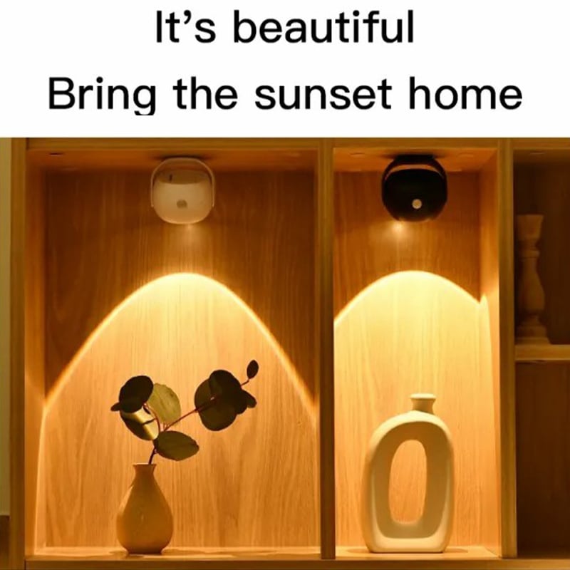 LED Rechargeable Indoor Wall Sconce - Sunset Night Light