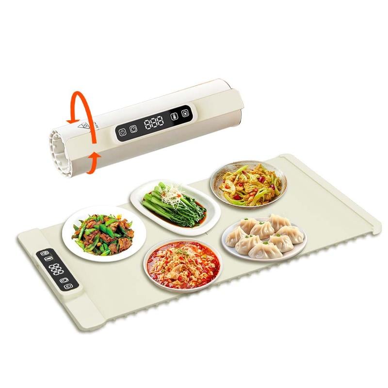 Smart Foldable Electric Warming Tray – Keep Your Food Warm, Anytime!