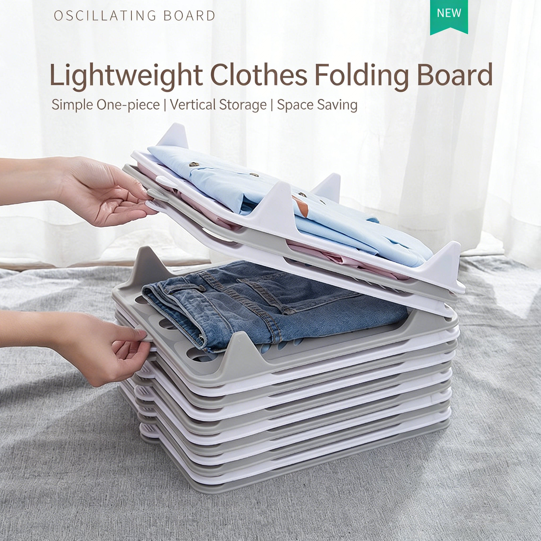 Cloth Tray – Folding Stackable Closet System👕✨