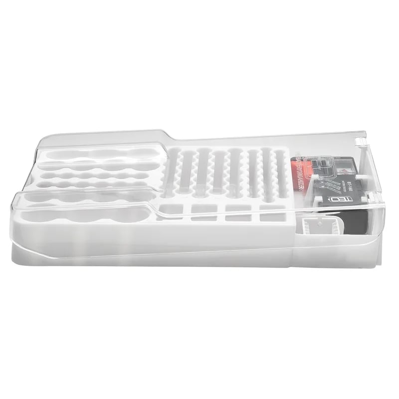 Comprehensive Battery Organizer with Built-In Tester