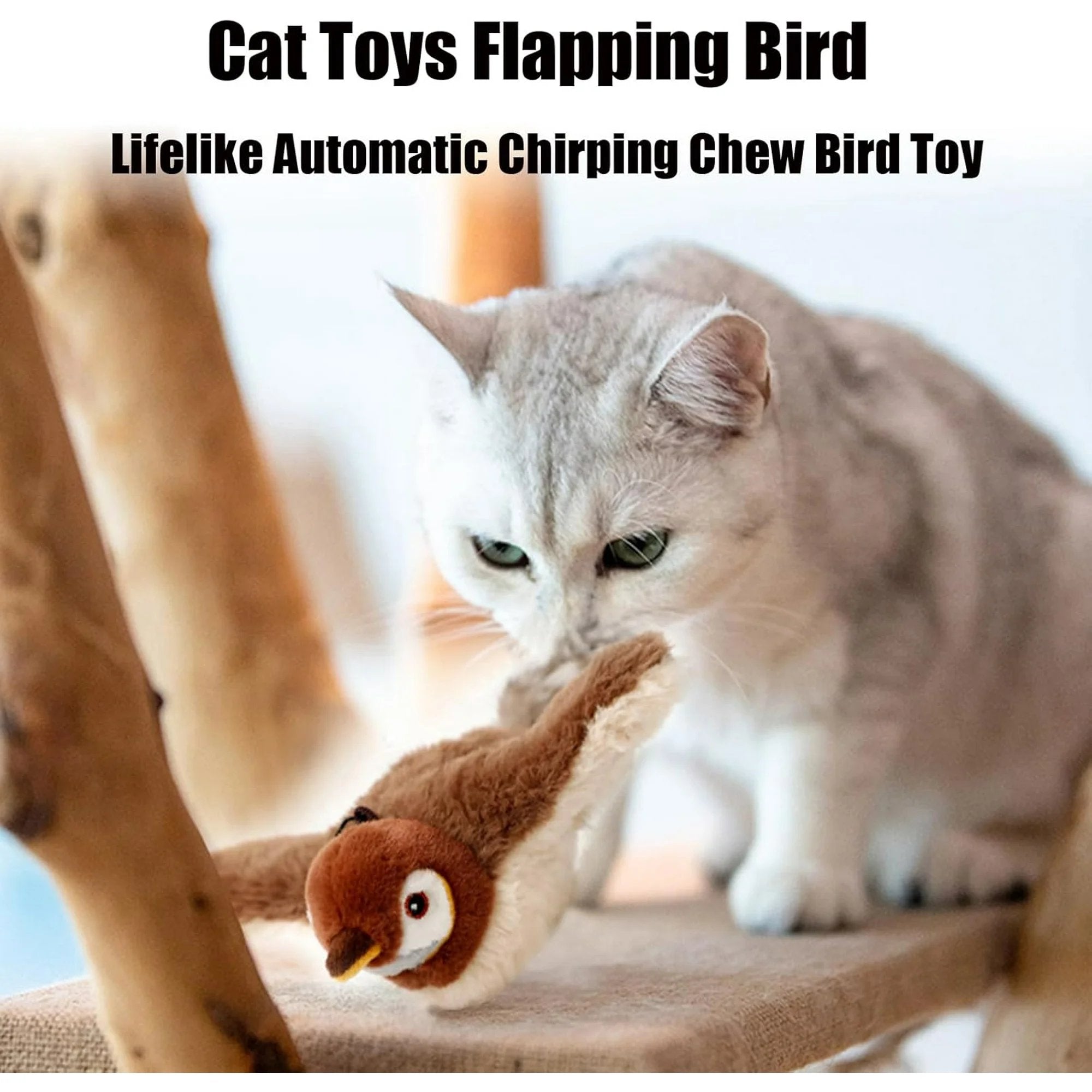 Interactive Cat Bird Toy: Perfect for Your Feline Friend