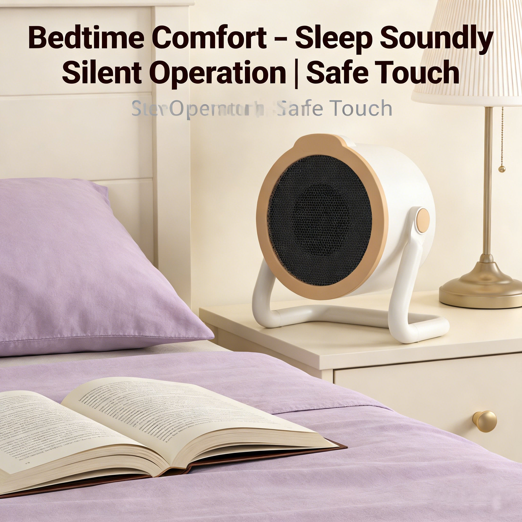 Portable Fan Heater, Fast Heating for Personal Use with Overheat Protection, Quiet Mini Heater for Office (Under Desk), Bedroom, and Indoor Use 🔥❄️