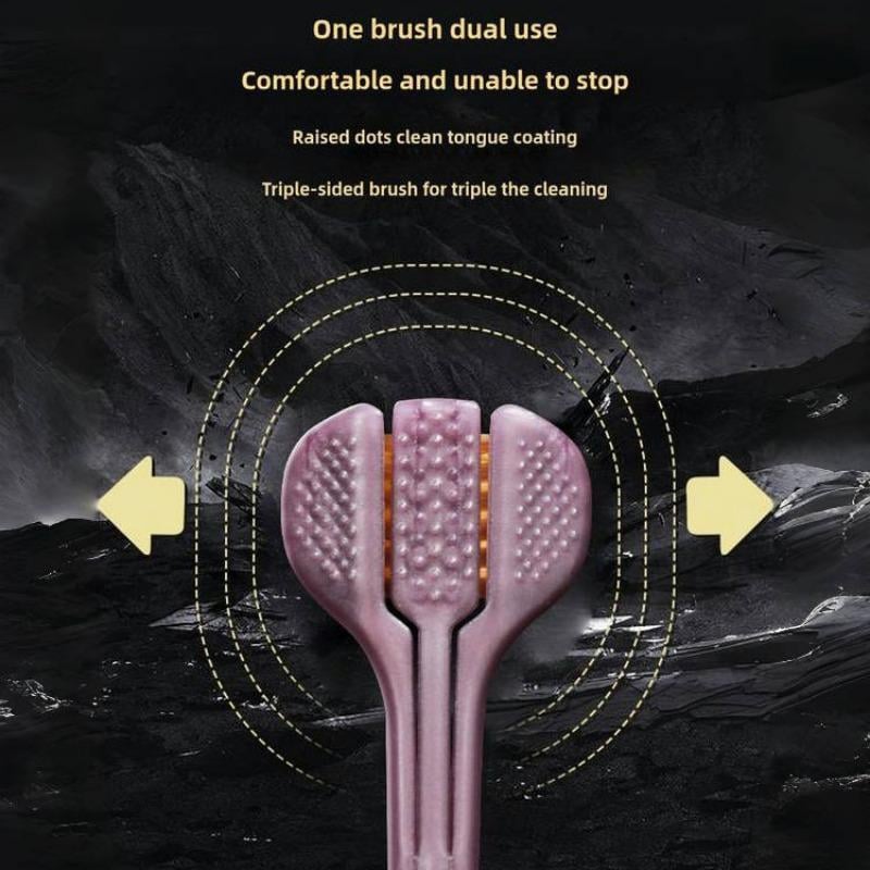 3-sided Toothbrush — 5 Counts/set Soft & Gentle Toothbrush, Comfort Oral Care Toothbrush