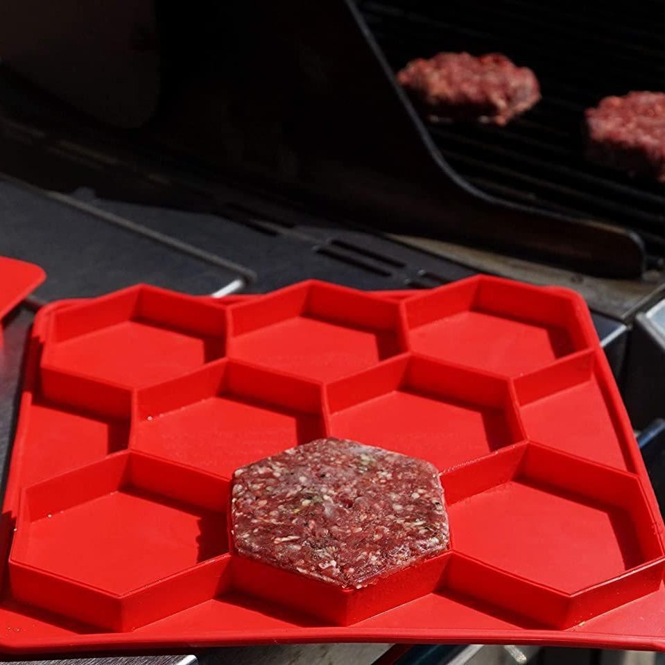 🍔 Innovative Burger Patty Press & Freezer Container