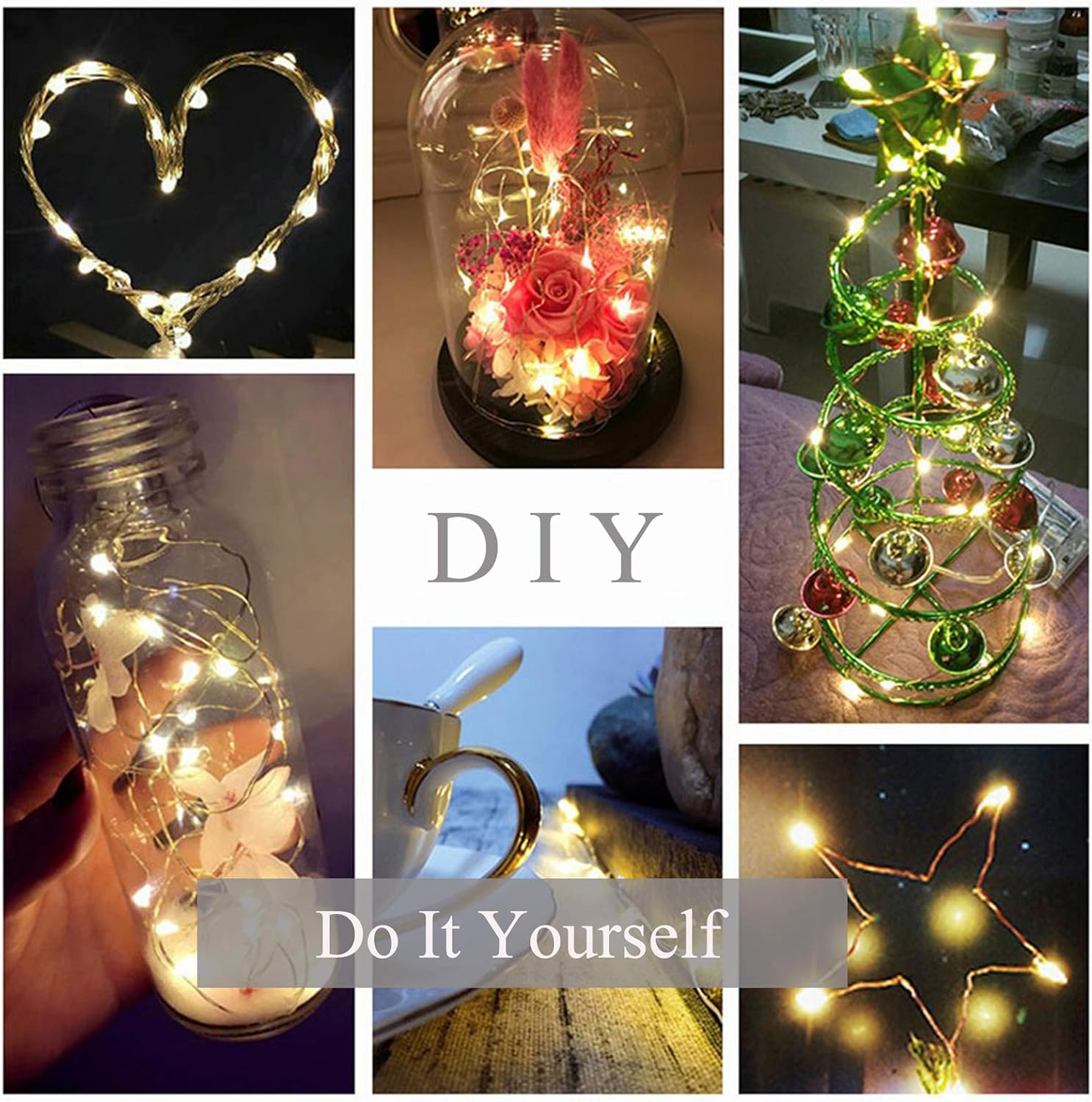 200 LED Firefly Bunch Lights - 2 m/6.56 ft