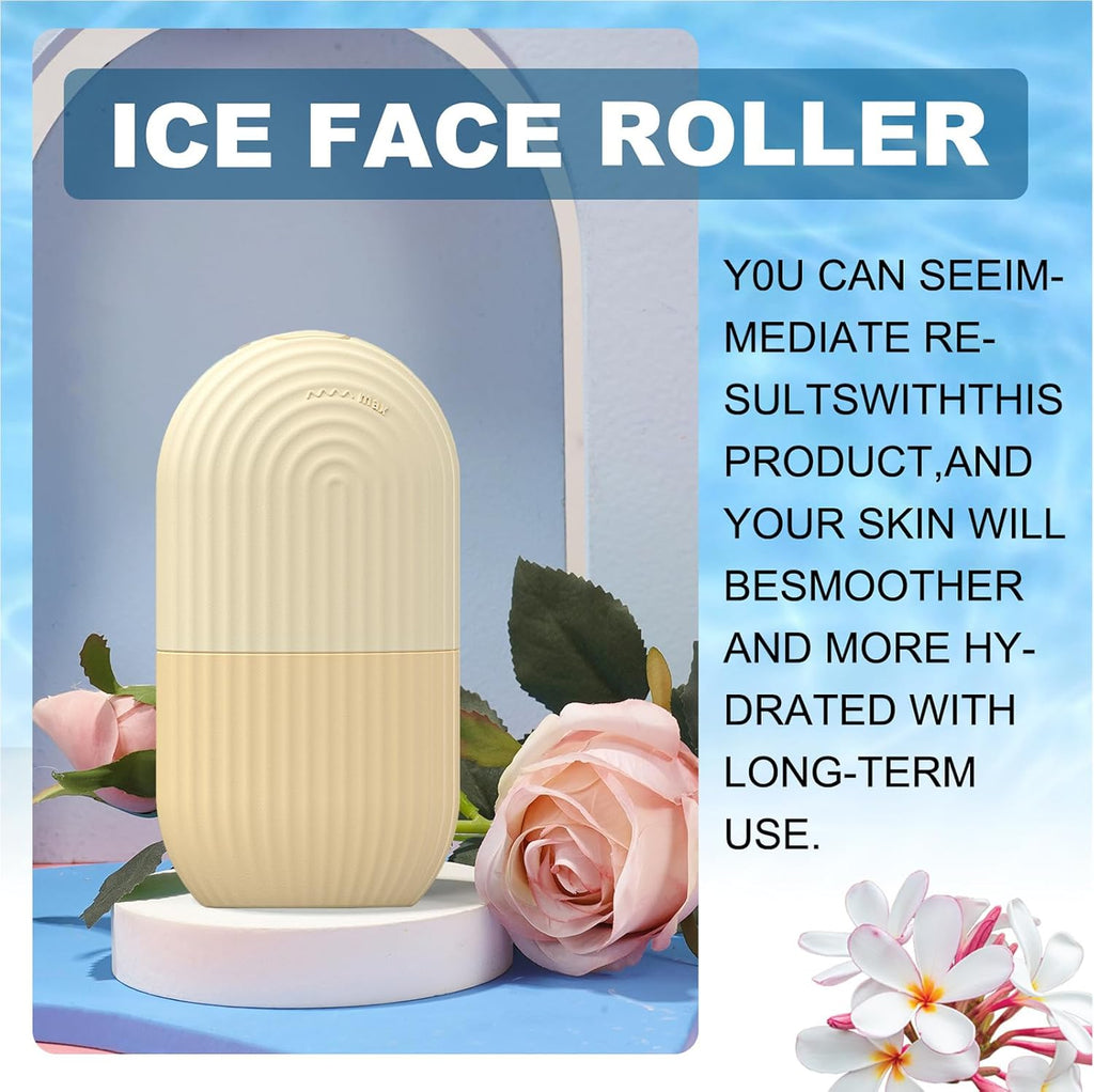 Ice Face Roller - Shrink pores, fight wrinkles, reduce puffiness, improve skin elasticity