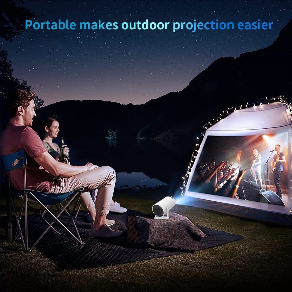 Smart Mini Projector – Bring the Theater to Your Home and Outdoors 🎬