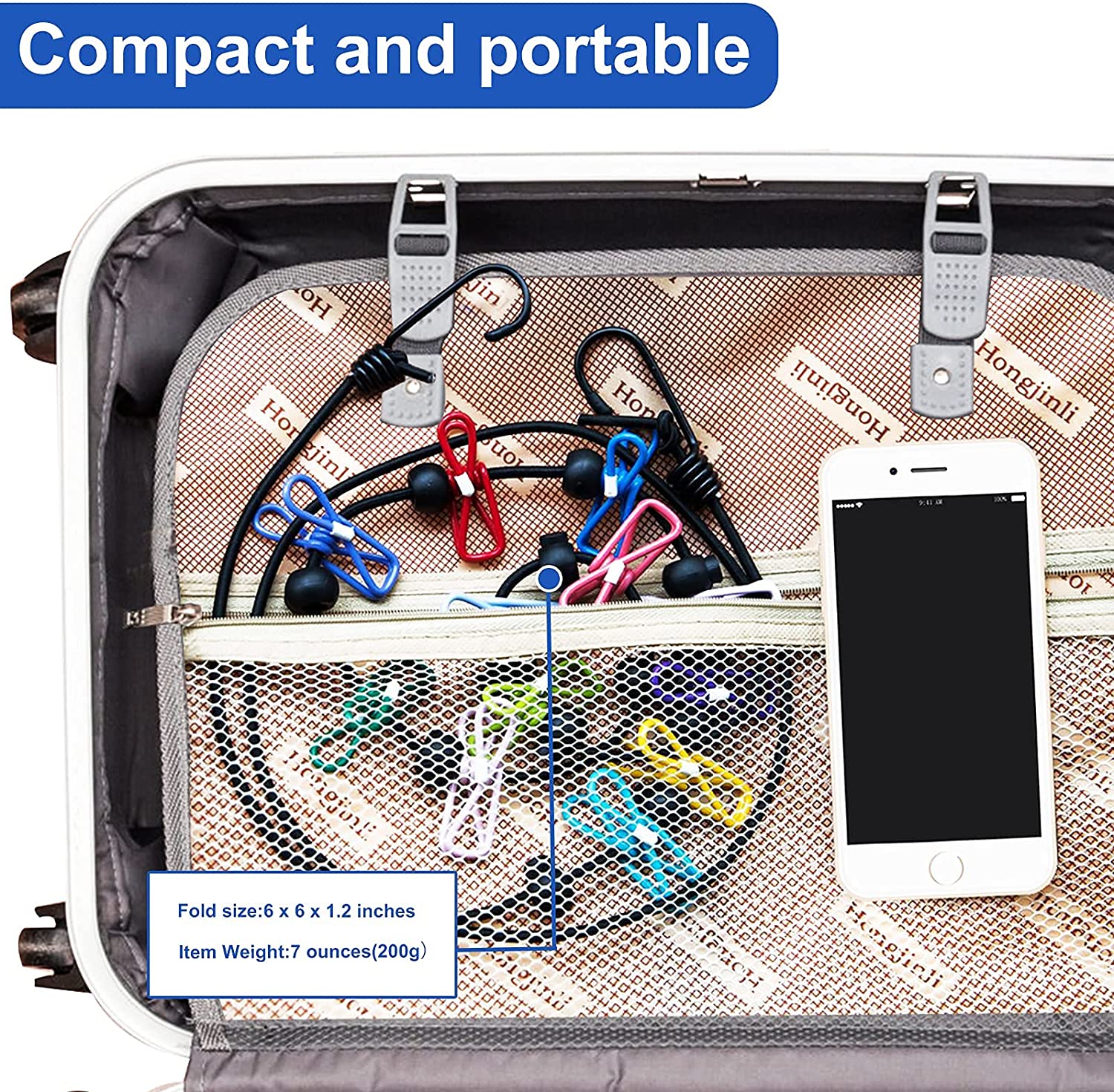 🔥Portable Clothesline for Camping/Backyard/RV