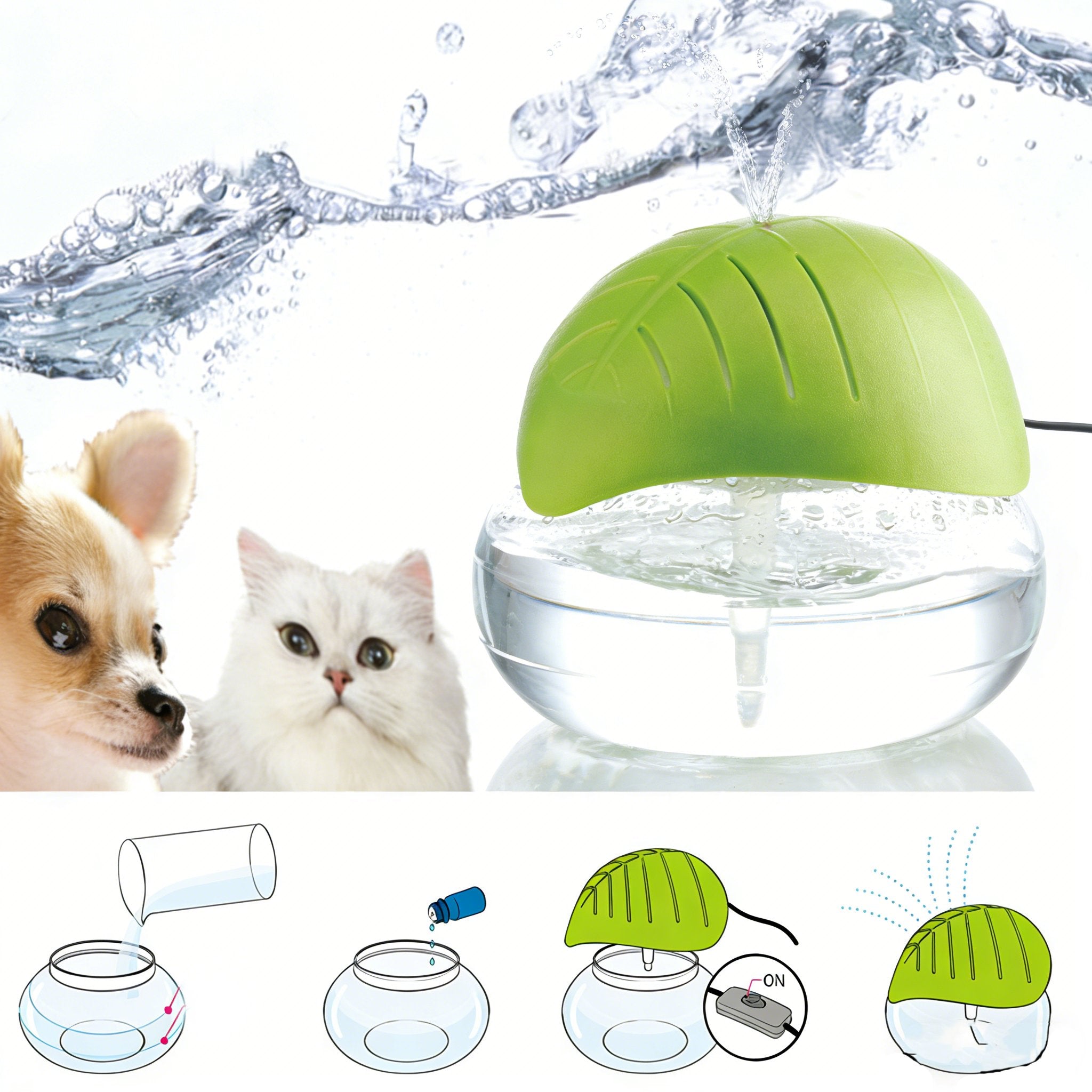 🌿 Oil Aroma Diffuser With LED Night Light