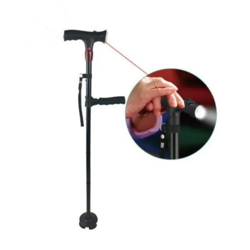 🔥HOT SALE- 49% OFF🎁 LED With alarm Walking Collapsible Telescopic Cane