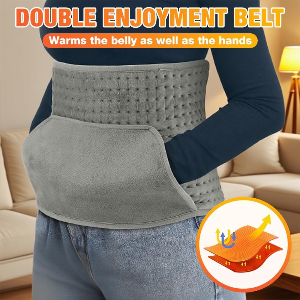 Electric Heat Belt for Back, Waist & Abdomen