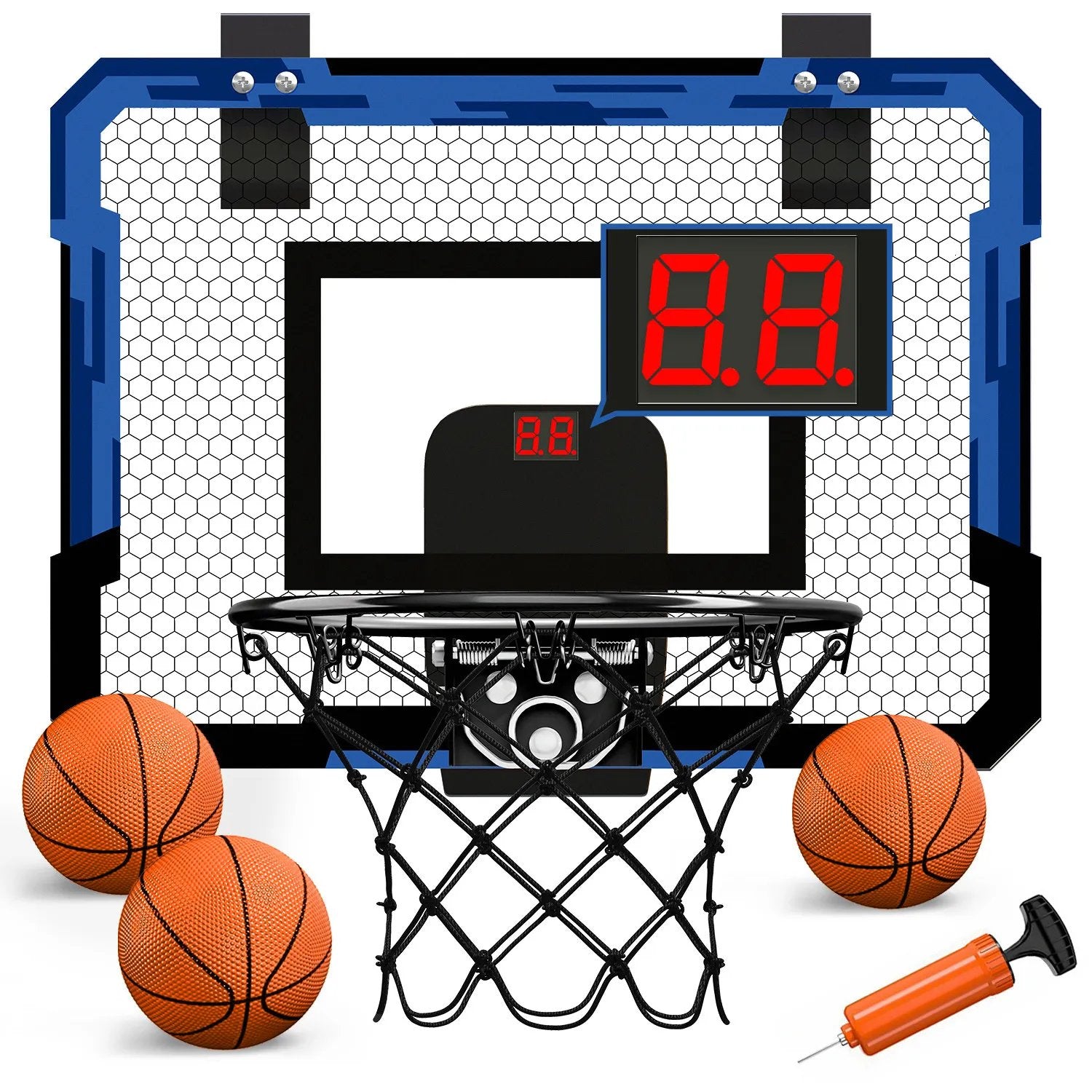 Foldable Wall Mounted Basketball Hoop - Sports Toys for Boys and Girls