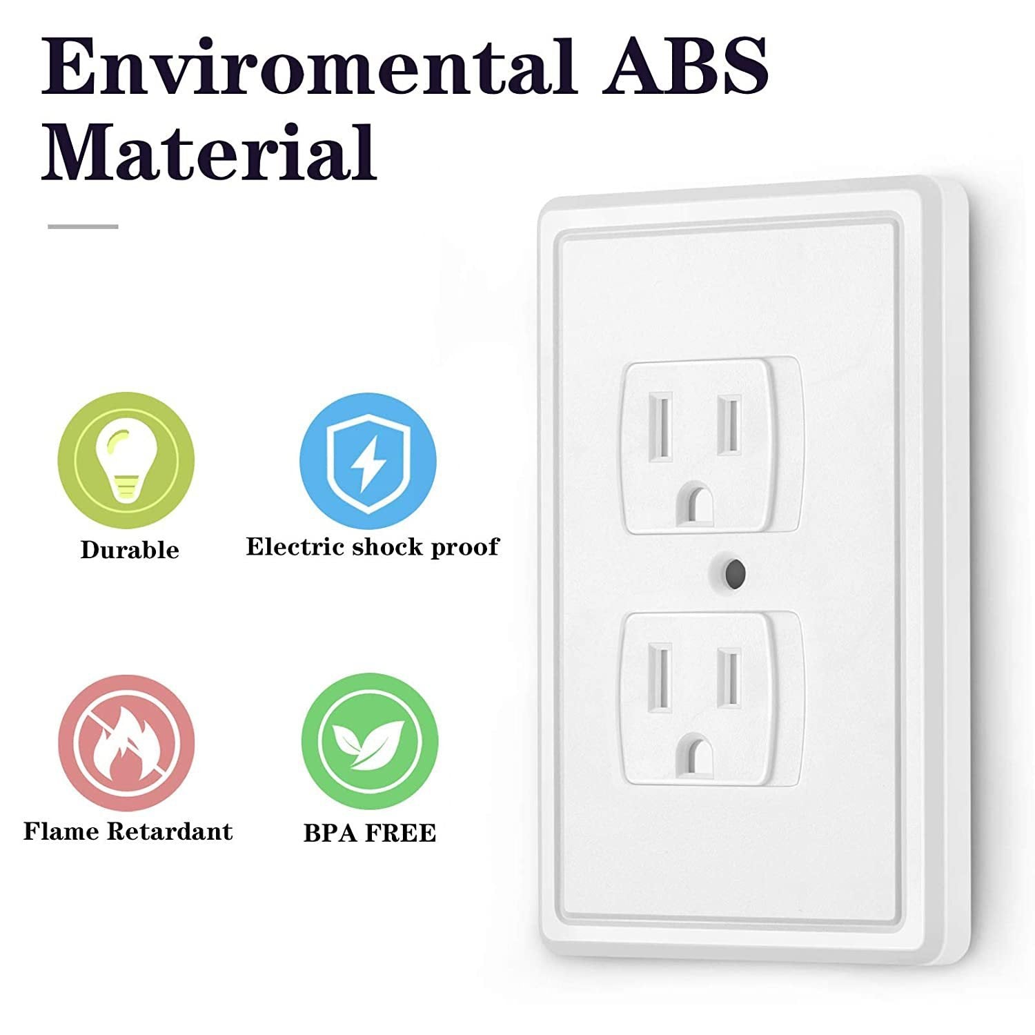 Safety Innovations Self-Closing Babyproof Outlet Covers