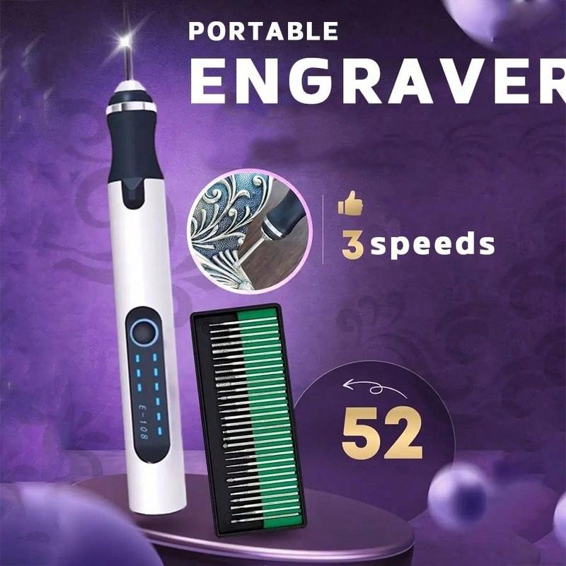 USB Engraving Pen - Mini Electric Engraver Tool Kit